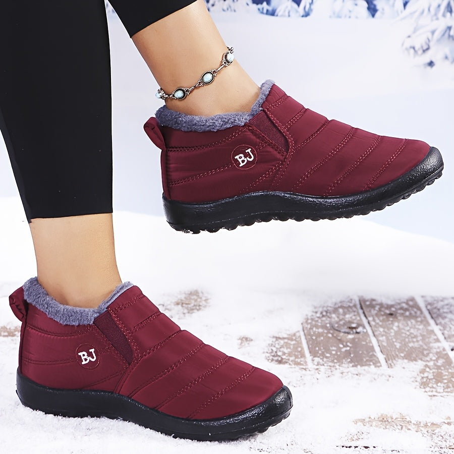 Océane | Bottes d’hiver chaudes à enfiler