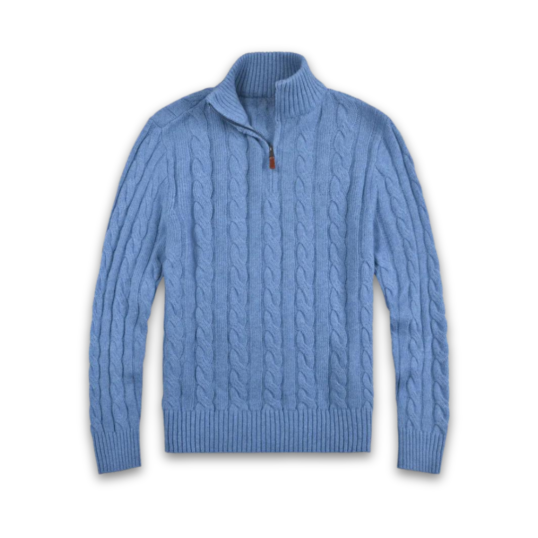 Yves | Pull demi-zippé