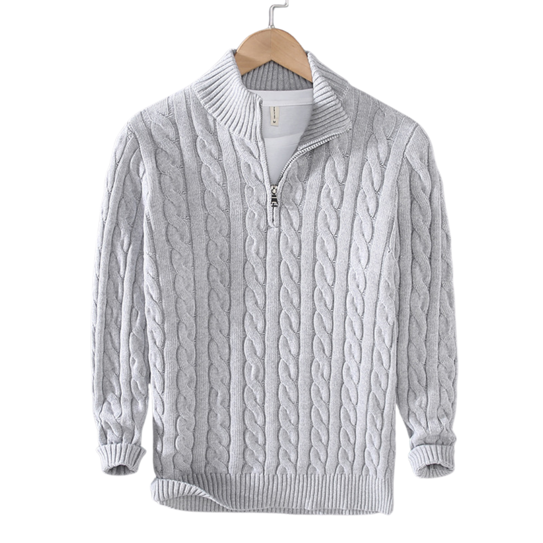 Yves | Pull demi-zippé