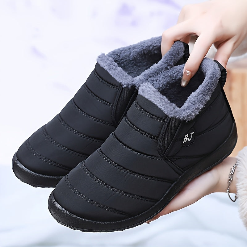 Océane | Bottes d’hiver chaudes à enfiler
