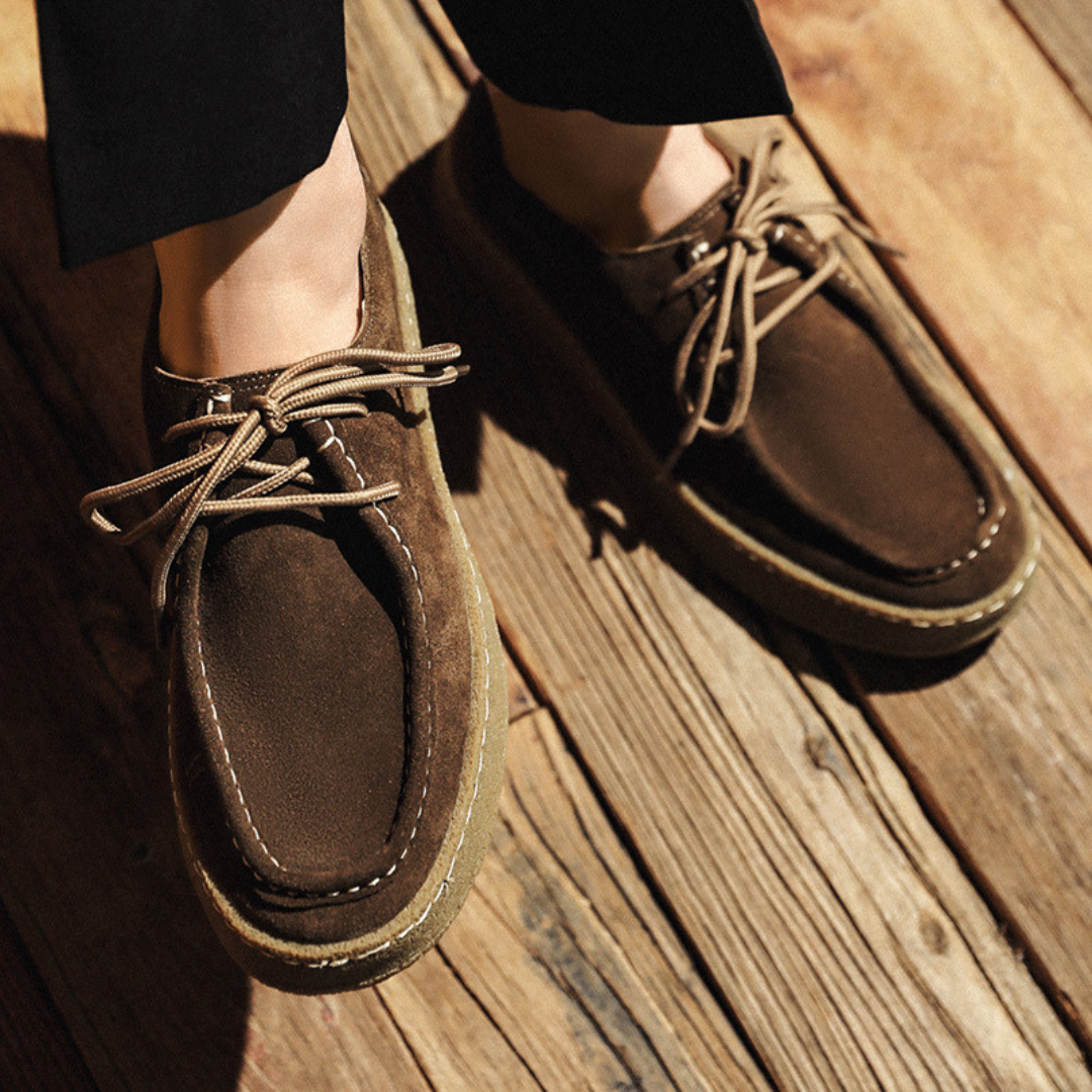 Sébastien | Chaussures de ville en daim haut de gamme