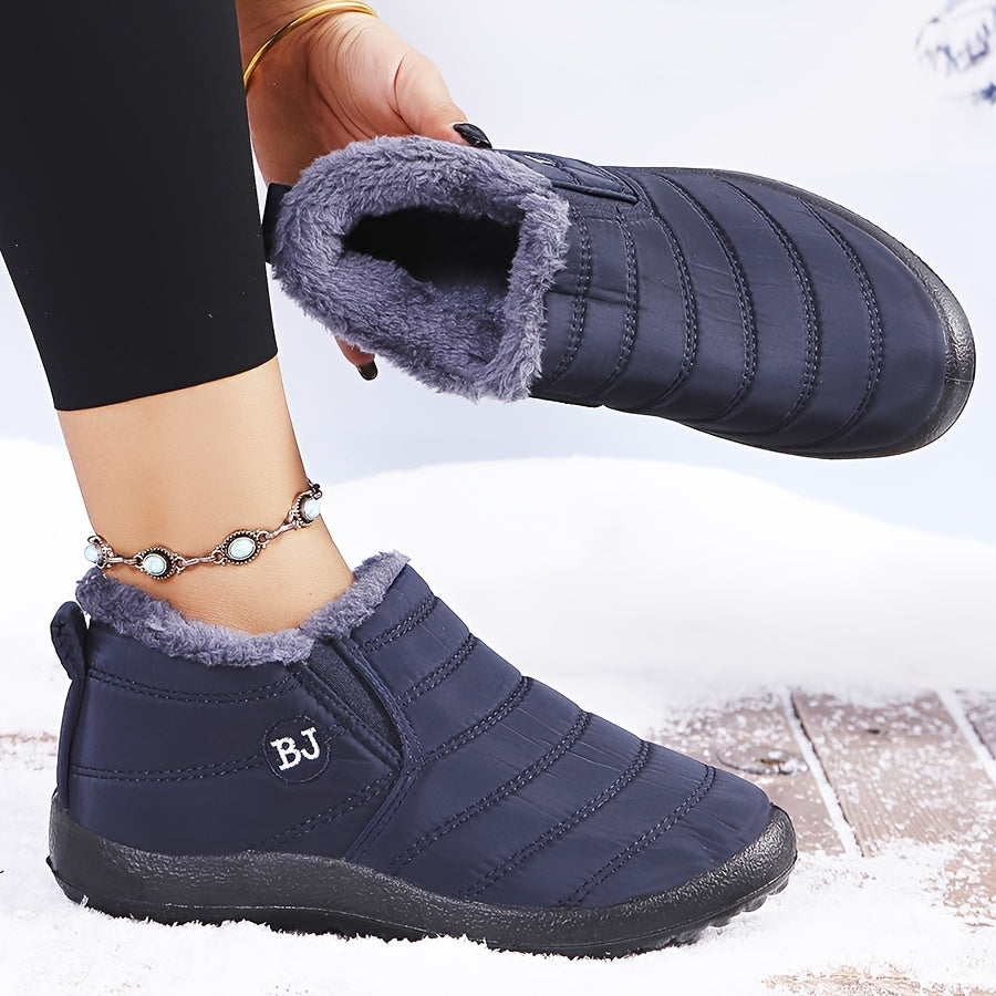 Océane | Bottes d’hiver chaudes à enfiler
