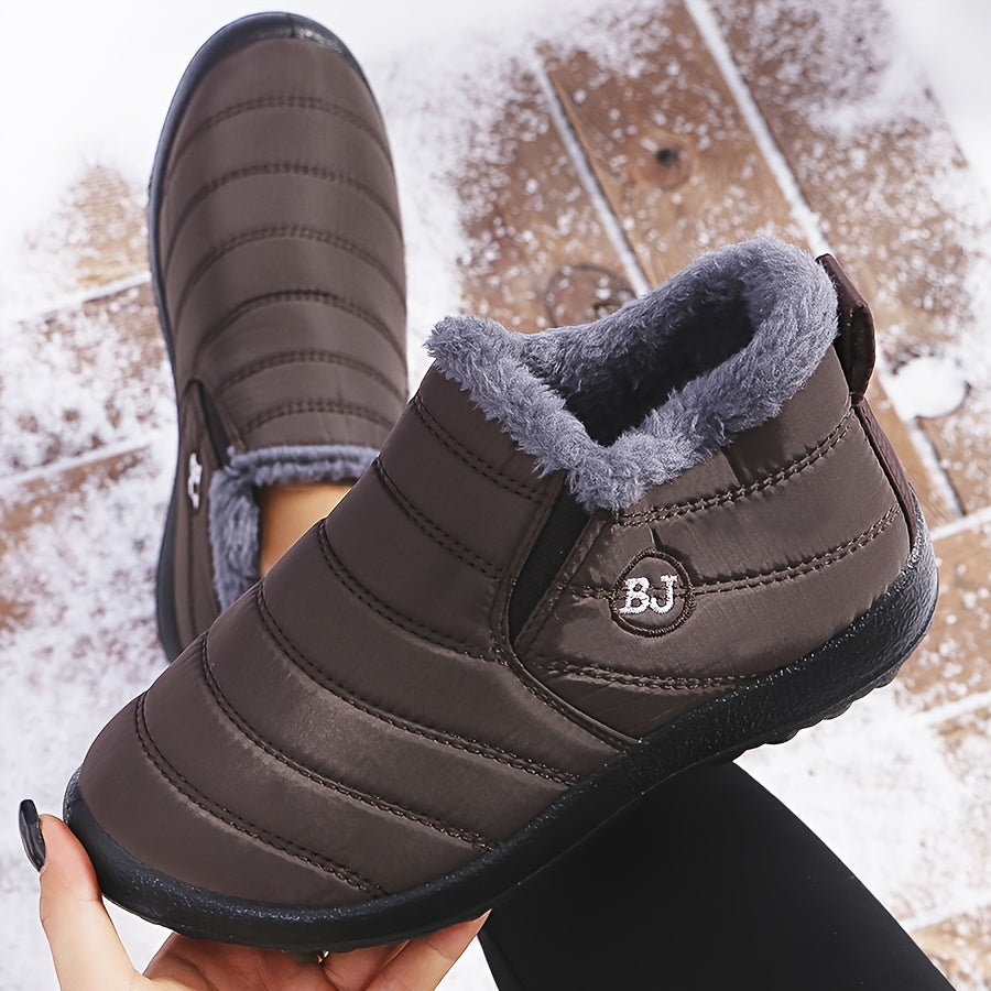 Océane | Bottes d’hiver chaudes à enfiler
