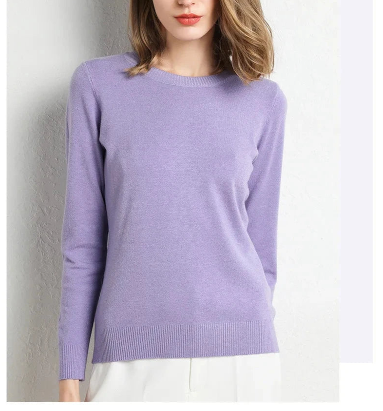 Elaine | Pull confort en laine essentiel