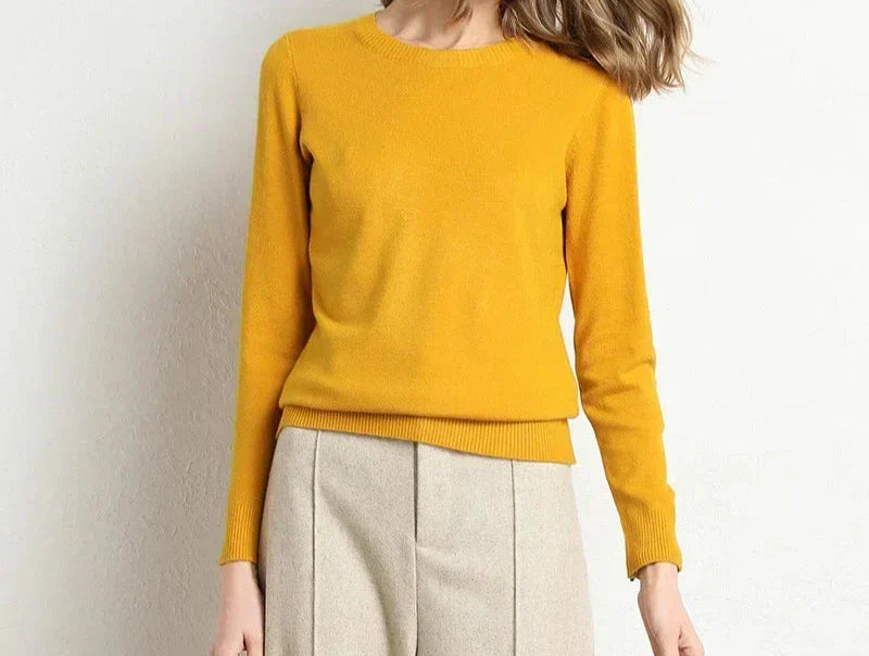 Elaine | Pull confort en laine essentiel