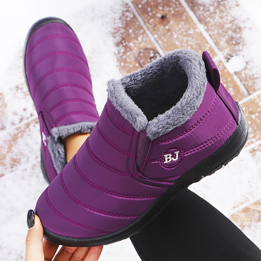Océane | Bottes d’hiver chaudes à enfiler