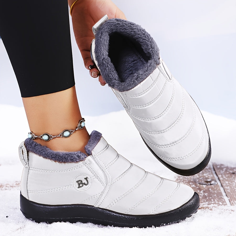 Océane | Bottes d’hiver chaudes à enfiler