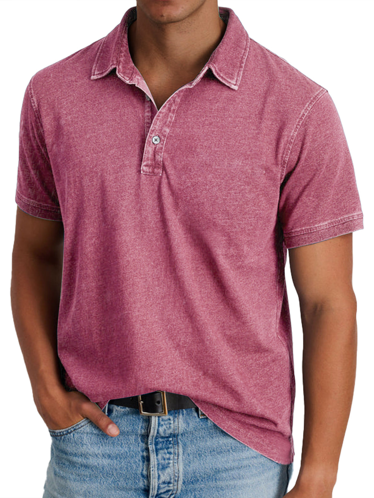 Hugo | Polo avec collier pour hommes