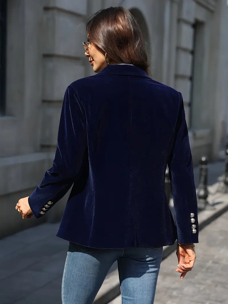 SARAH | VESTE EN VELOURS ÉLÉGANTE