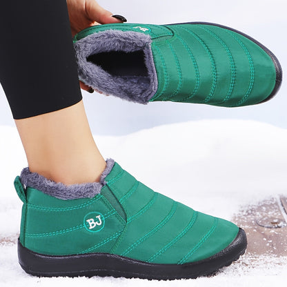 Océane | Bottes d’hiver chaudes à enfiler