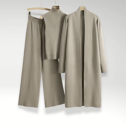 Claire | Ensemble trois pièces en maille Luxe