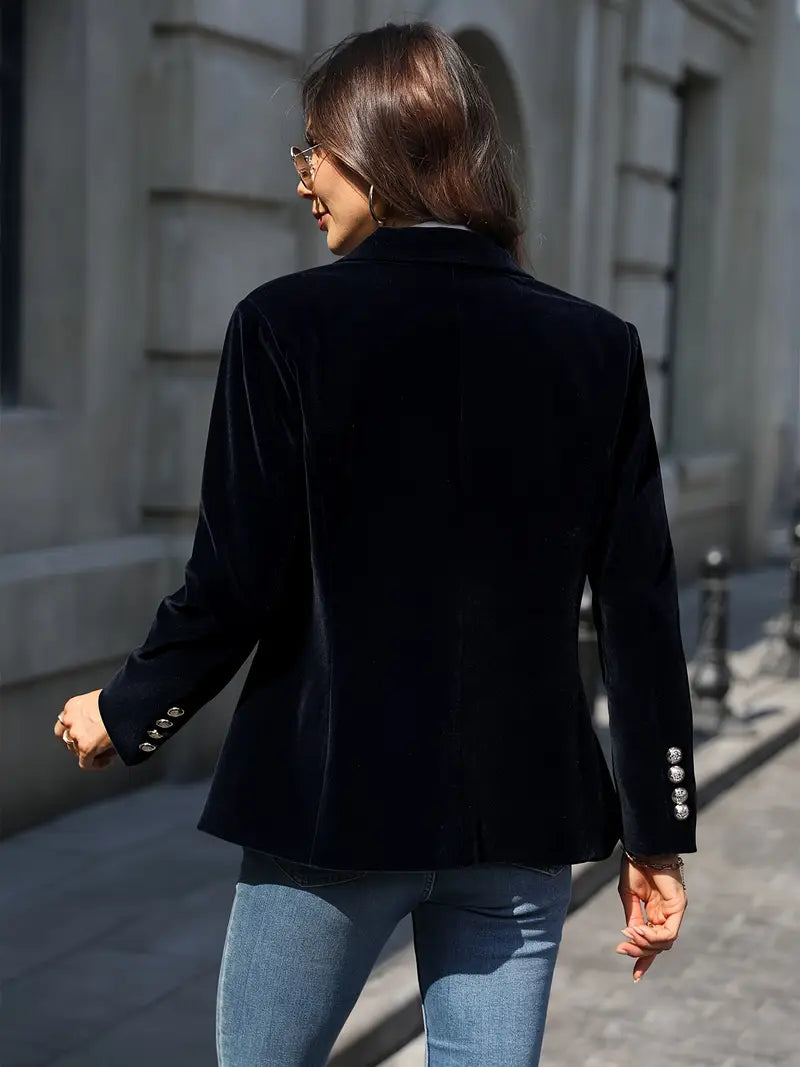 SARAH | VESTE EN VELOURS ÉLÉGANTE