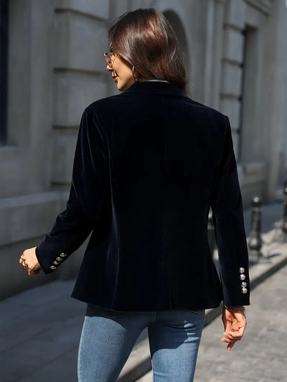 SARAH | VESTE EN VELOURS ÉLÉGANTE