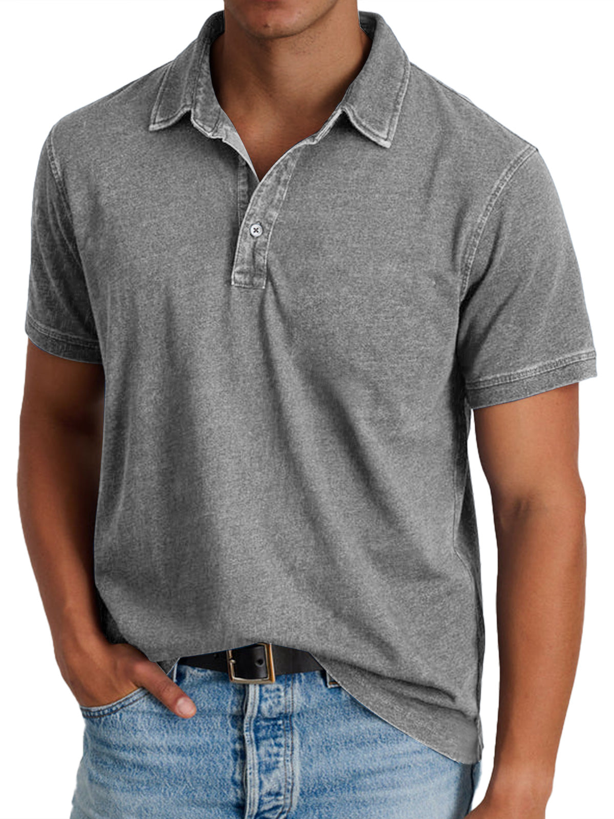 Hugo | Polo avec collier pour hommes