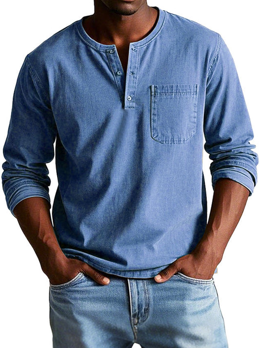 Louis | Chemise Vintage à Manches Longues