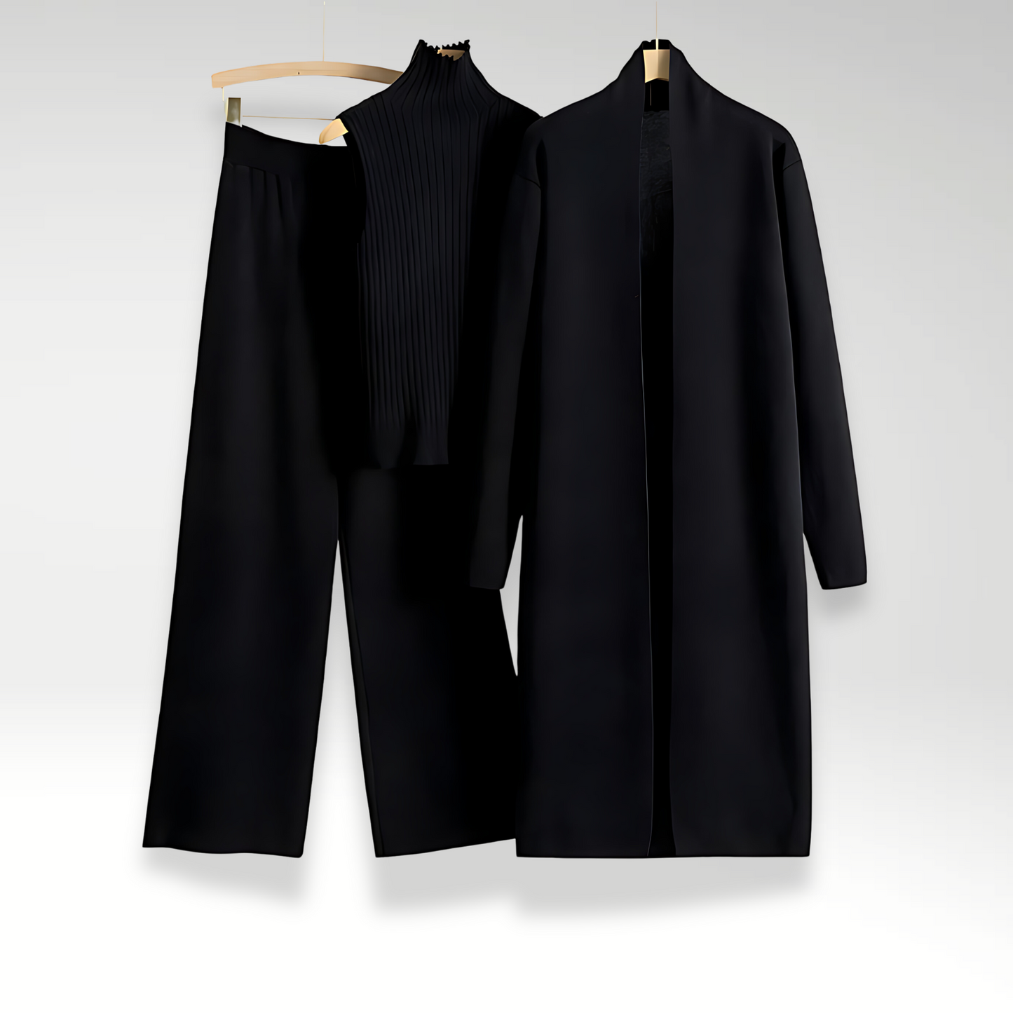 Claire | Ensemble trois pièces en maille Luxe