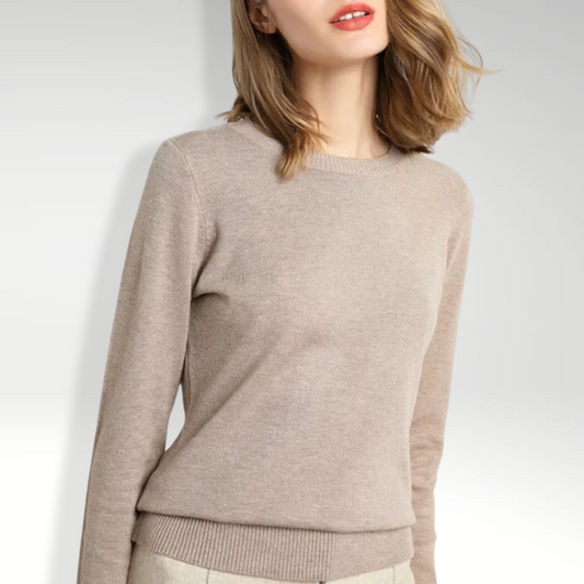Elaine | Pull confort en laine essentiel