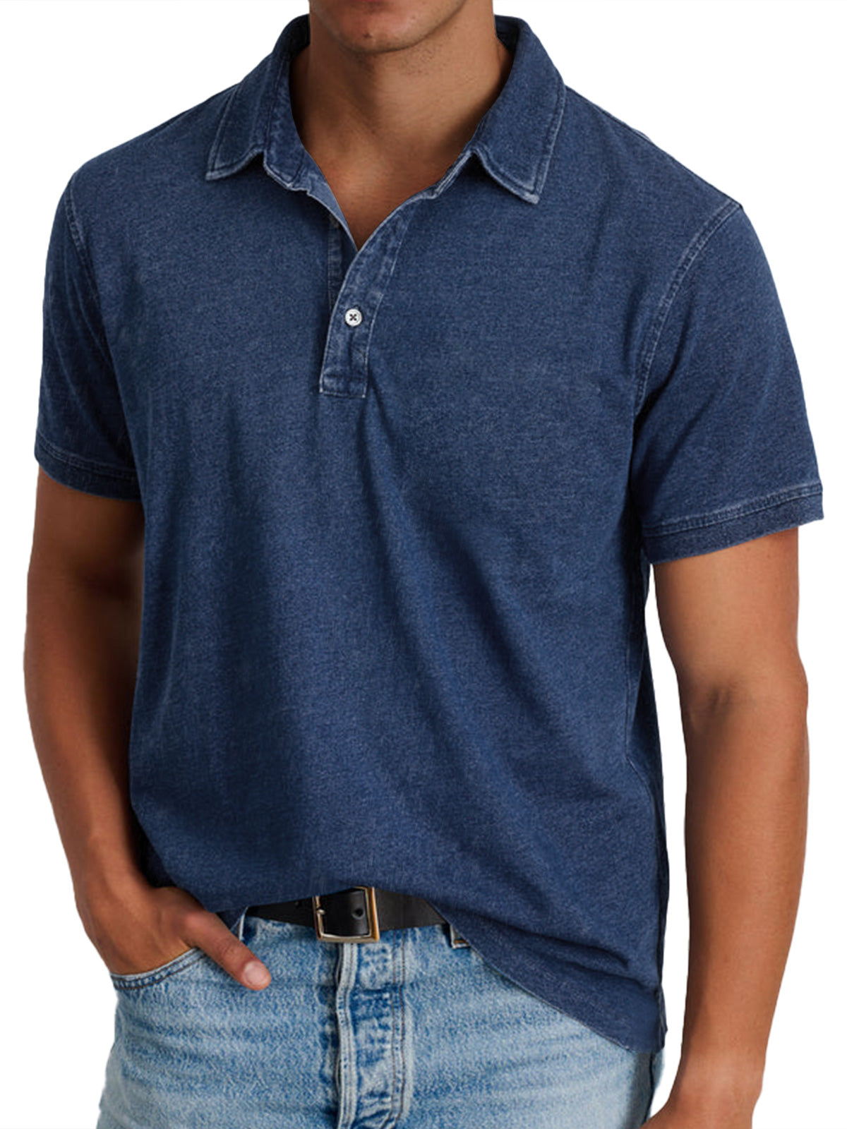 Hugo | Polo avec collier pour hommes