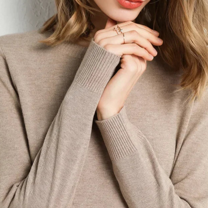 Elaine | Pull confort en laine essentiel