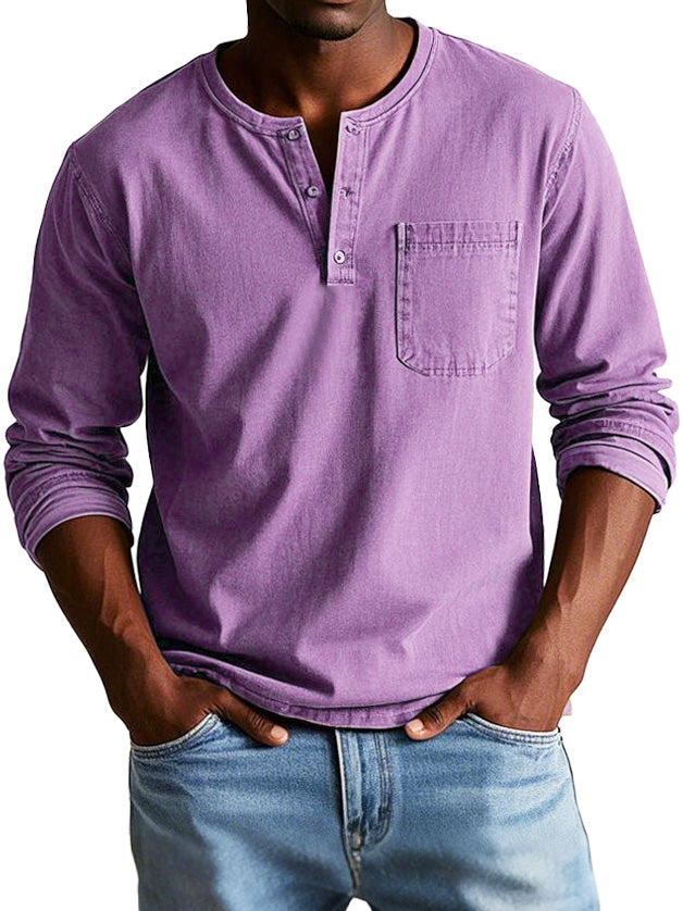 Louis | Chemise Vintage à Manches Longues