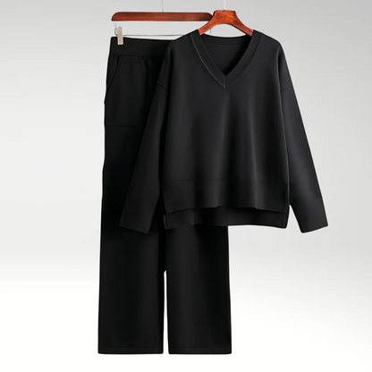 Isabelle | Luxe V-Neck Two Piece Set