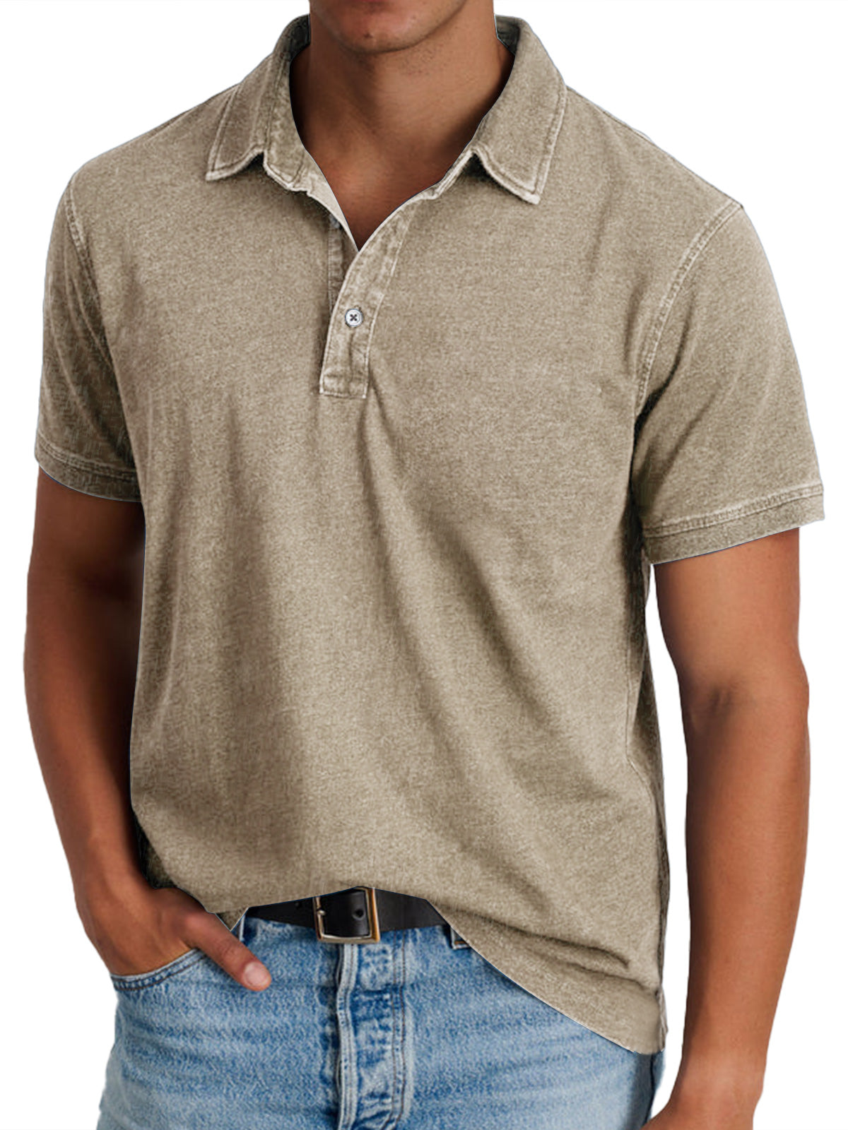Hugo | Polo avec collier pour hommes