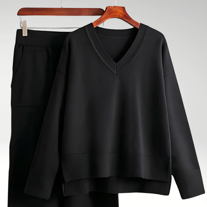Isabelle | Luxe V-Neck Two Piece Set