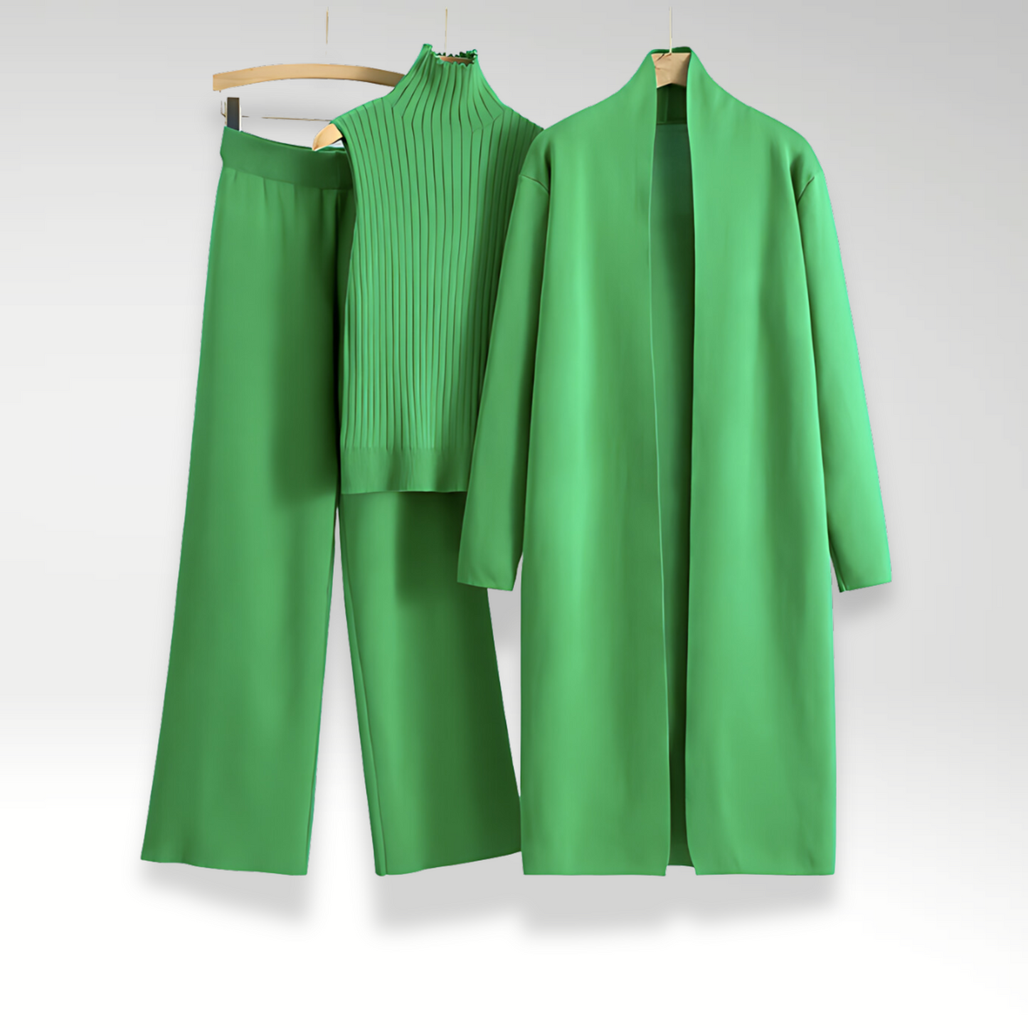 Claire | Ensemble trois pièces en maille Luxe