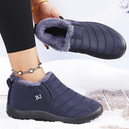 Océane | Bottes d’hiver chaudes à enfiler