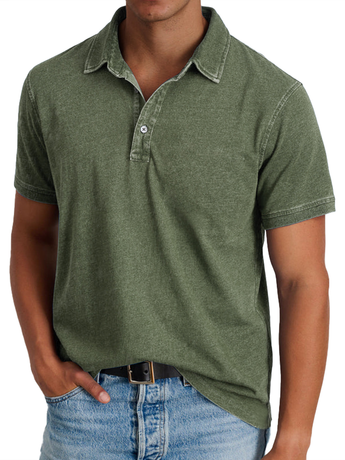 Hugo | Polo avec collier pour hommes