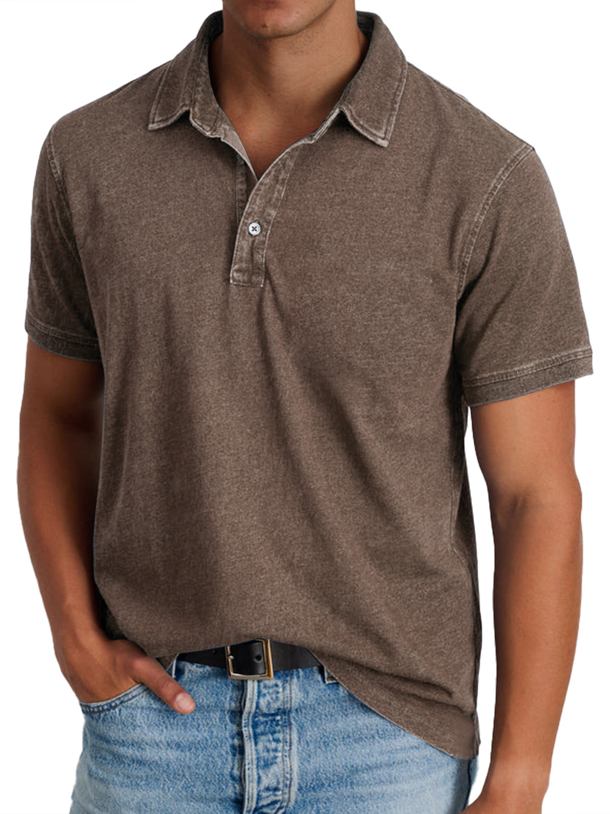 Hugo | Polo avec collier pour hommes