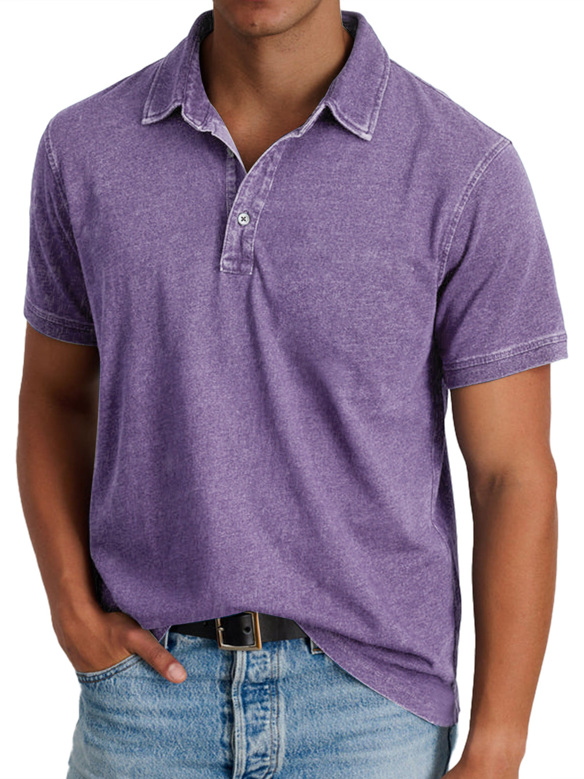Hugo | Polo avec collier pour hommes
