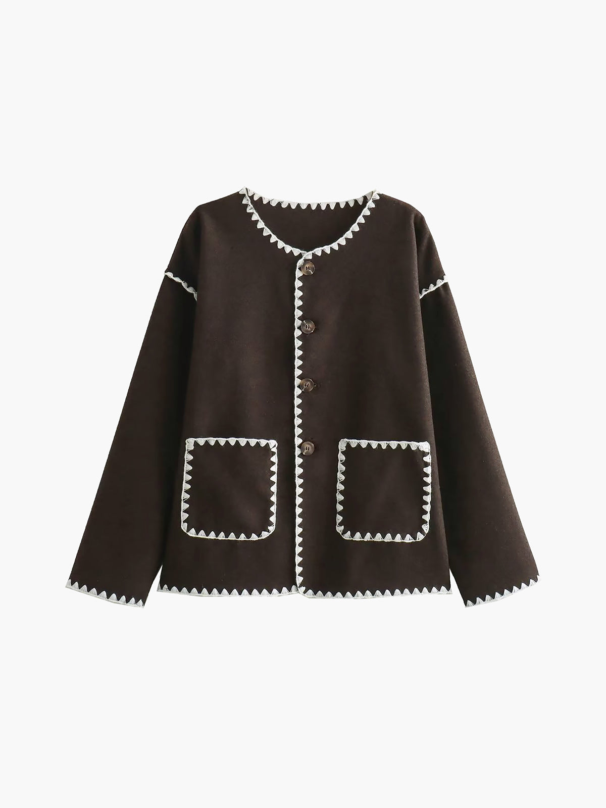 Ophélie | Veste contrastée