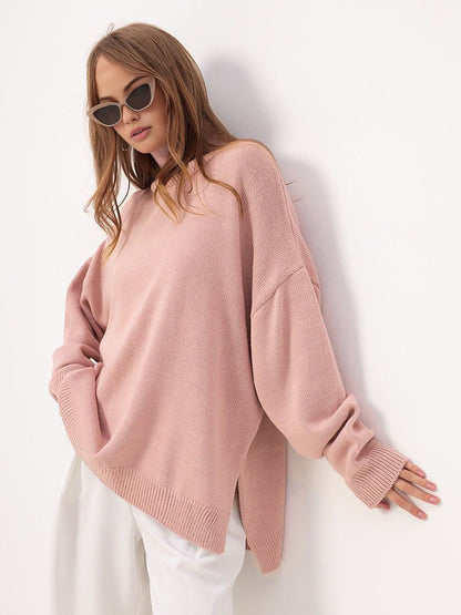 Lilou  | Pull avec fente surdimensionnée
