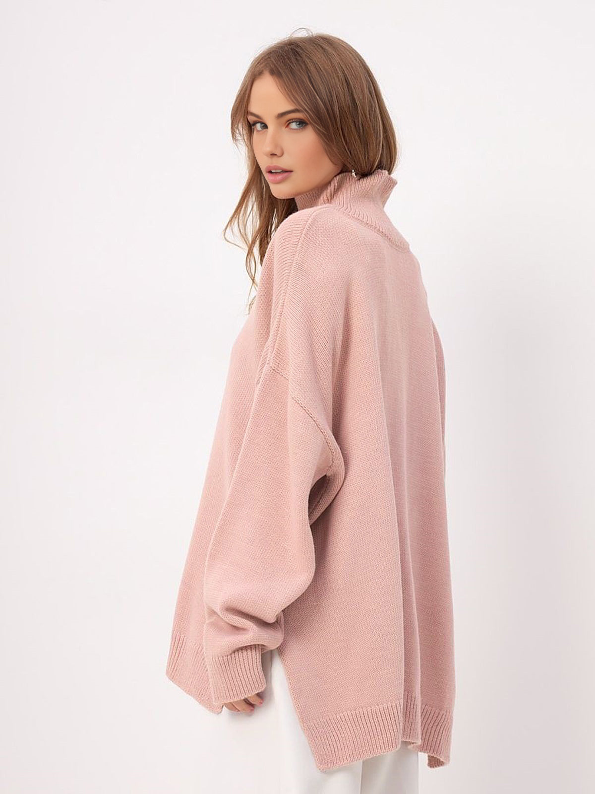 Lilou  | Pull avec fente surdimensionnée