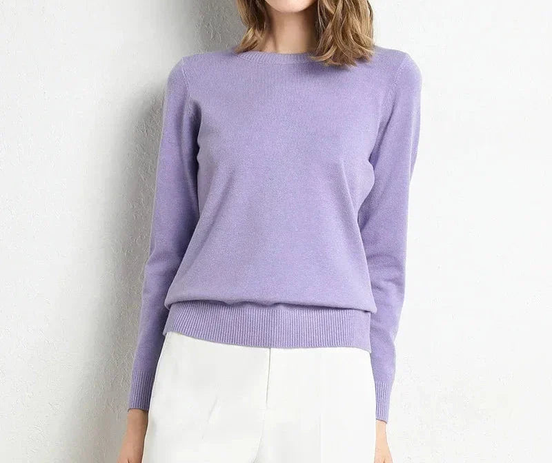 Elaine | Pull confort en laine essentiel