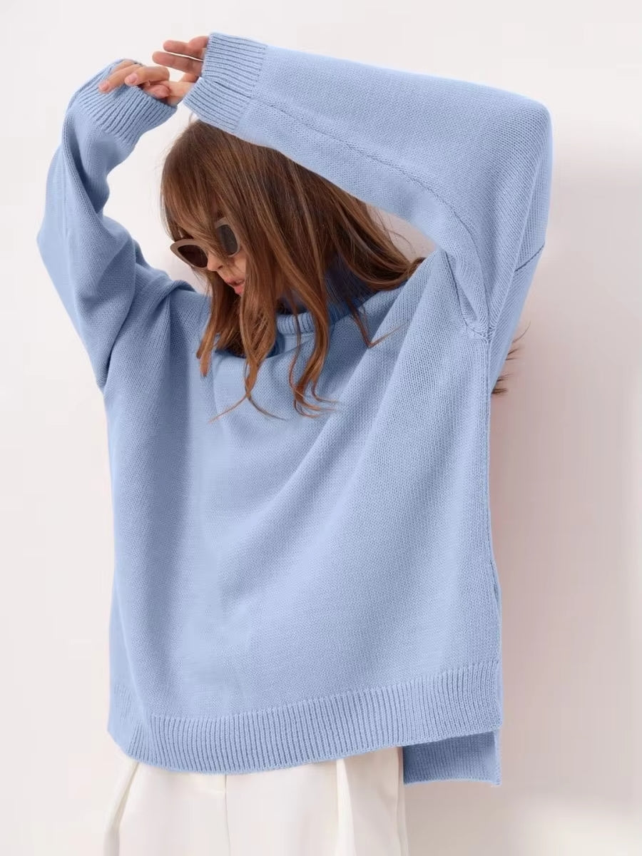 Lilou  | Pull avec fente surdimensionnée