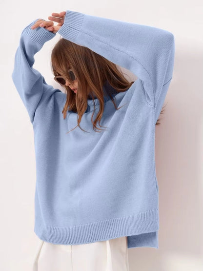 Lilou  | Pull avec fente surdimensionnée