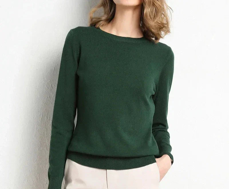 Elaine | Pull confort en laine essentiel