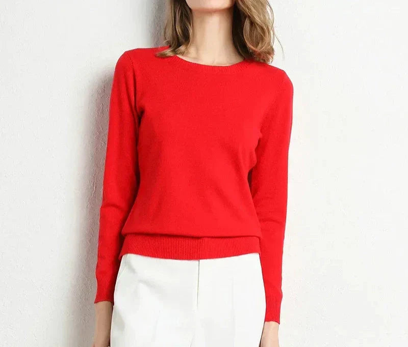 Elaine | Pull confort en laine essentiel