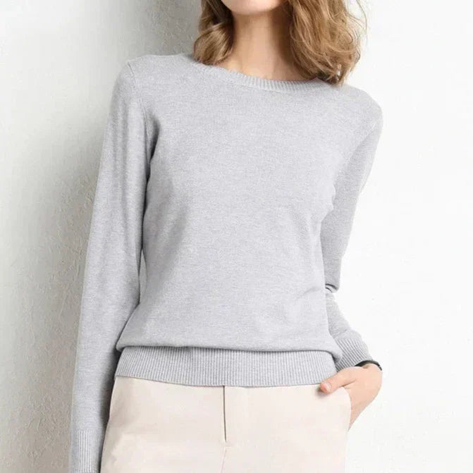 Elaine | Pull confort en laine essentiel