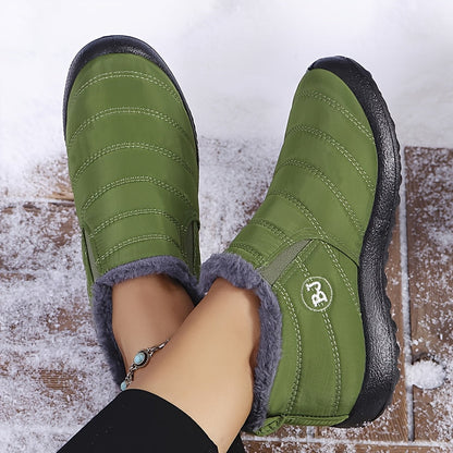 Océane | Bottes d’hiver chaudes à enfiler