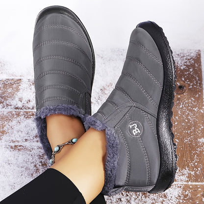 Océane | Bottes d’hiver chaudes à enfiler