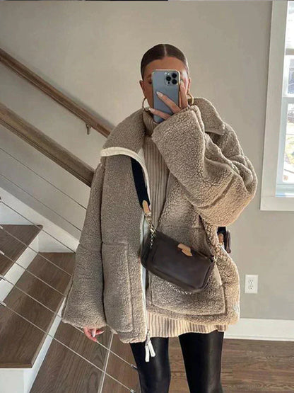 Camille | Veste Teddyfleece