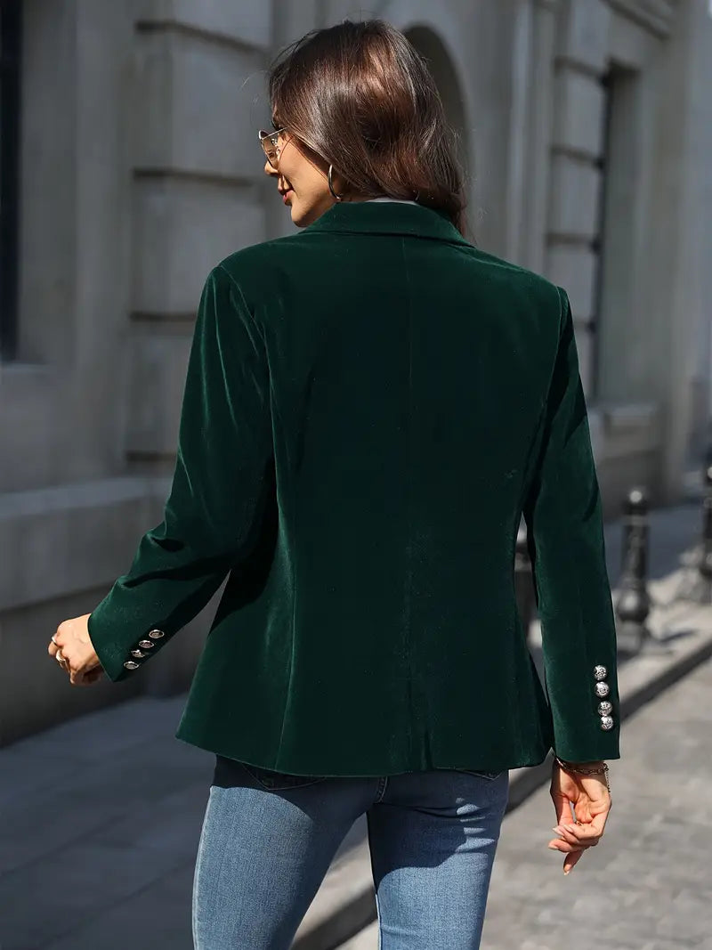 SARAH | VESTE EN VELOURS ÉLÉGANTE