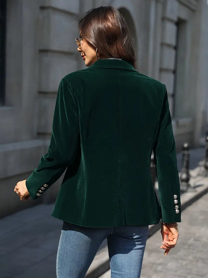 SARAH | VESTE EN VELOURS ÉLÉGANTE