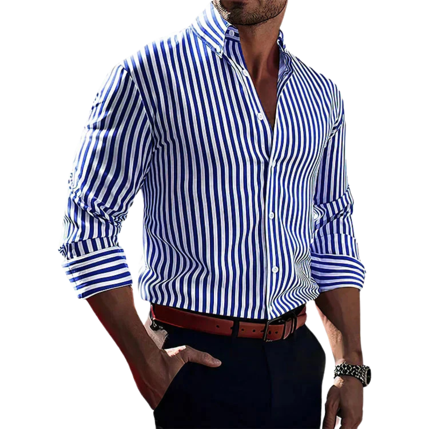Léo - Chemise Confidence à rayures