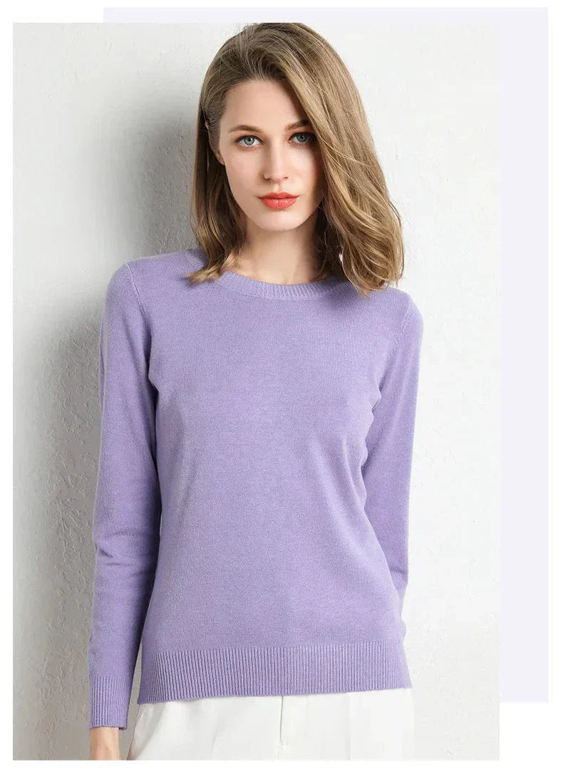 Elaine | Pull confort en laine essentiel