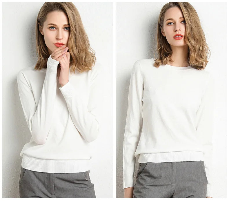 Elaine | Pull confort en laine essentiel