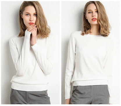 Elaine | Pull confort en laine essentiel